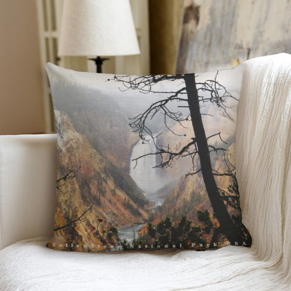 Landscape Couch pillow with pillow Inserts